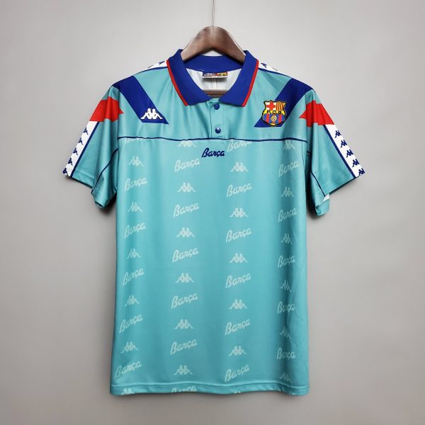 BARCELONA 1992-1995 RETRO AWAY FOOTBALL SHIRT