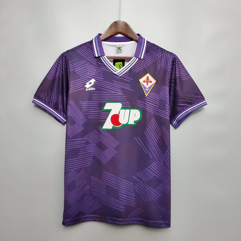 FIORENTINA 1992 -1993 HOME RETRO FOOTBALL SHIRT