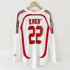 AC MILAN 2006 - 2007 UCL FINAL AWAY LONG SLEEVE RETRO FOOTBALL SHIRT
