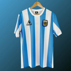 Argentina 1986 World Cup Retro Home Soccer Jersey