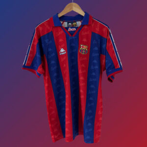 BARCELONA 1996-1997 HOME RETRO FOOTBALL SHIRT