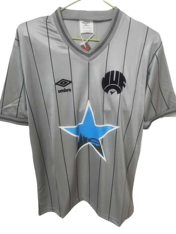 NEWCASTLE UNITED 1984 SILVER AWAY RETRO FOOTBALL SHIRT