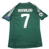 REAL MADRID 2012 GREEN AWAY RETRO FOOTBALL SHIRT