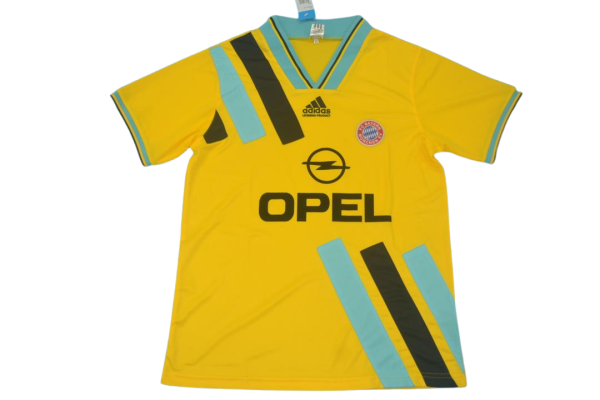 BAYERN MUNICH 1993-1995 YELLOW AWAY SHIRT