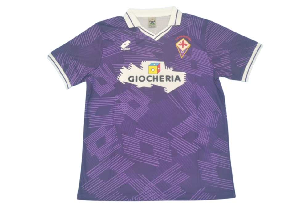 FIORENTINA 1991 -1992 AWAY RETRO FOOTBALL SHIRT