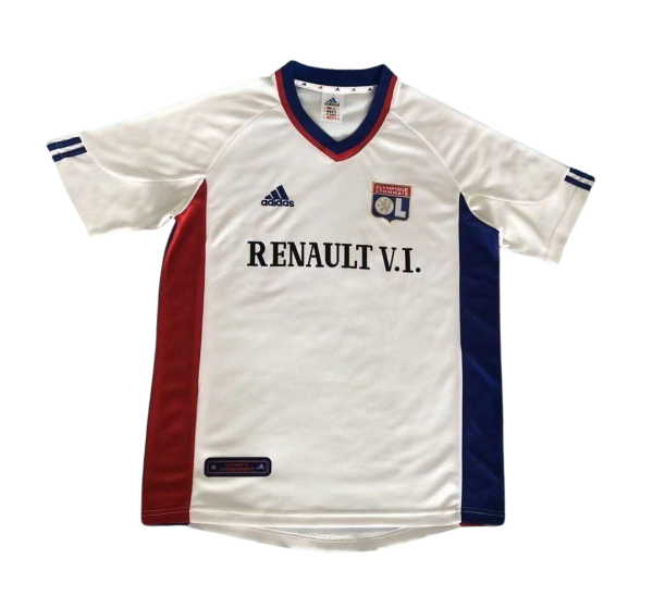 LYON 2001-2002 HOME RETRO FOOTBALL SHIRT