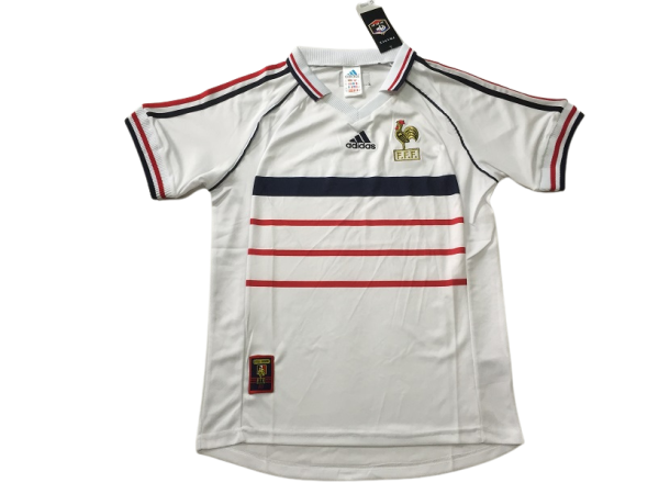 FRANCE WORLD CUP 1998 AWAY FOOTBALL SHIRT