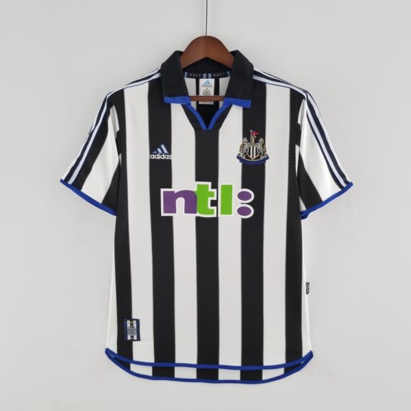NEWCASTLE UNITED 2000-2001 HOME RETRO FOOTBALL SHIRT