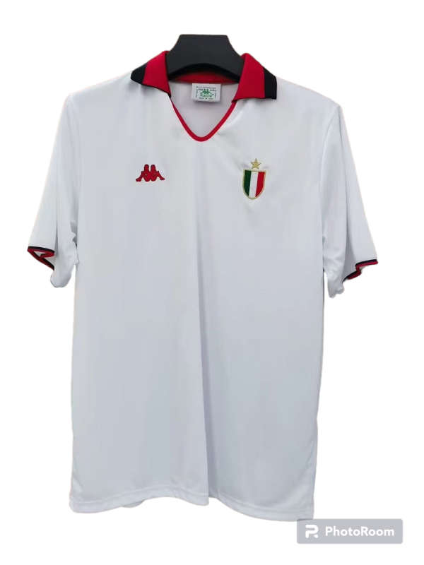 AC MILAN 89/90 EUROPEAN CUP FINAL AWAY RETRO FOOTBALL SHIRT