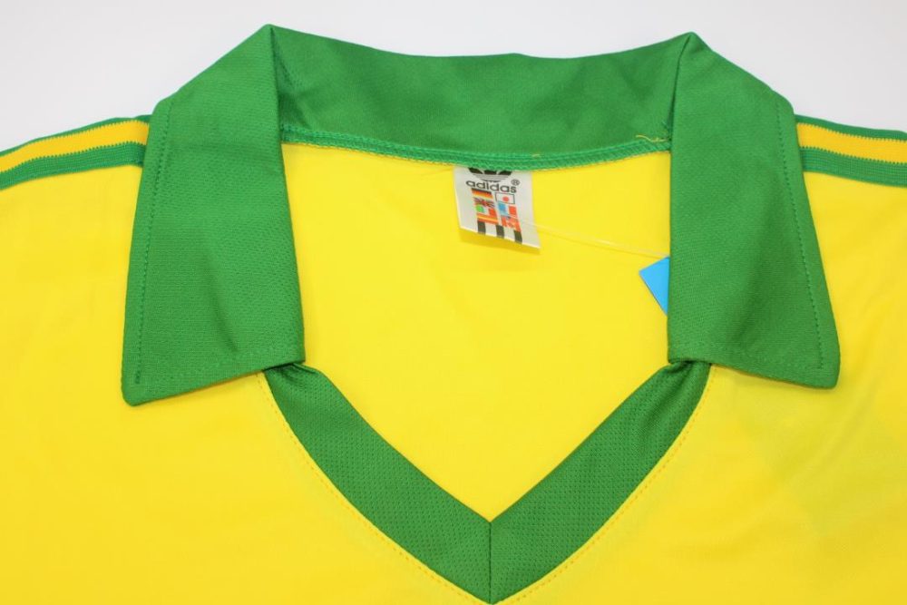 BRAZIL 1978 RETRO HOME FOOTBALL SHIRT