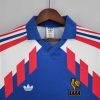 FRANCE WORLD CUP 1990 LONG SLEEVE HOME RETRO FOOTBALL SHIRT