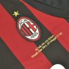 AC MILAN 2009 - 2010 HOME MALDINI RETIRED RETRO FOOTBALL SHIRT