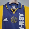 Ajax 2000 Yellow Retro Away Football Shirt