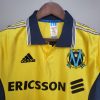 MARSEILLE 1998-1999 AWAY YELLOW RETRO FOOTBALL SHIRT