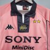 JUVENTUS 1997 AWAY PINK RETRO FOOTBALL SHIRT