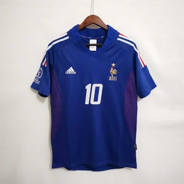 FRANCE 2002 WORLD CUP HOME RETRO FOOTBALL SHIRT