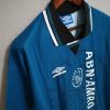 Ajax 1995/1996 Retro Away Blue Soccer Jersey