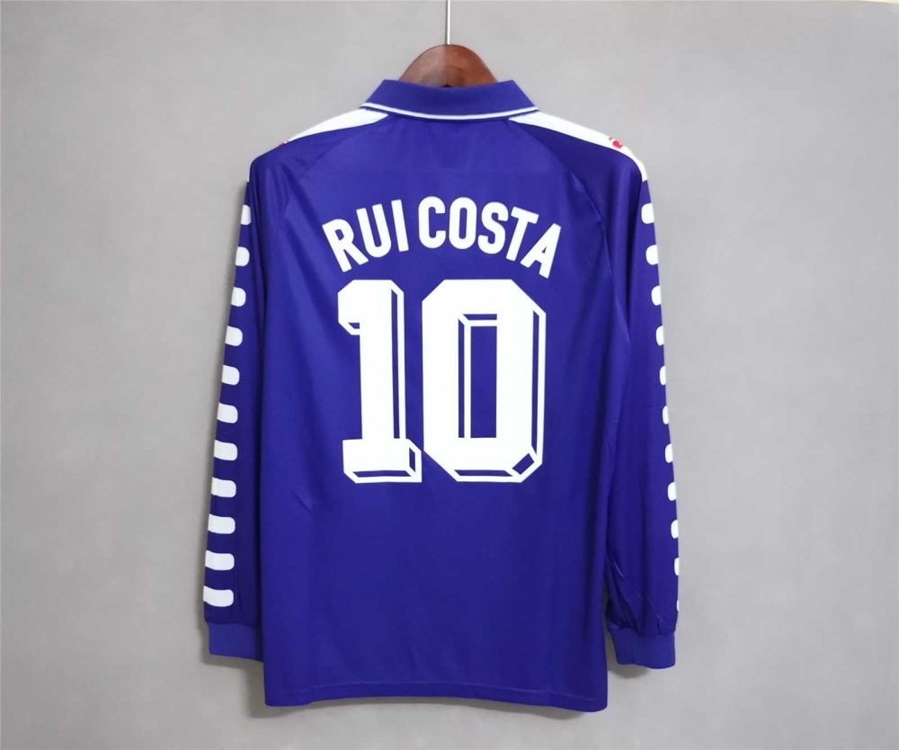 FIORENTINA 1998-1999 HOME LONG SLEEVE RETRO FOOTBALL SHIRT