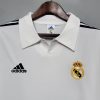 REAL MADRID HOME 2001 LONG SLEEVE RETRO FOOTBALL SHIRT