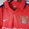 Arsenal 2000-2002 Retro Long Sleeve Home Soccer Jersey