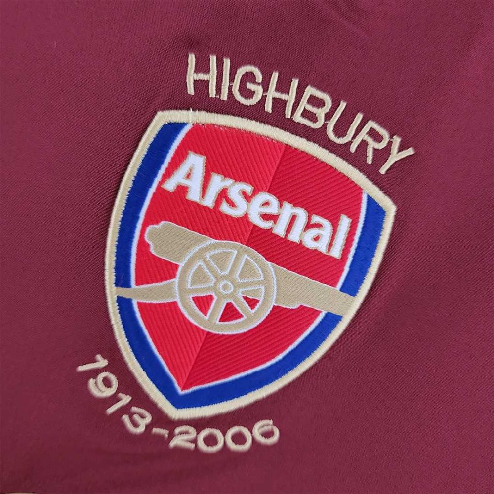 Arsenal 2005/2006 Long Sleeve retro Home Century Soccer Jersey