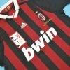 AC MILAN 2009 - 2010 HOME MALDINI RETIRED RETRO FOOTBALL SHIRT