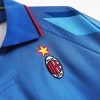 AC MILAN 1995 - 1996 AWAY FOURTH BLUE RETRO FOOTBALL SHIRT