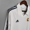 REAL MADRID HOME 2001 LONG SLEEVE RETRO FOOTBALL SHIRT