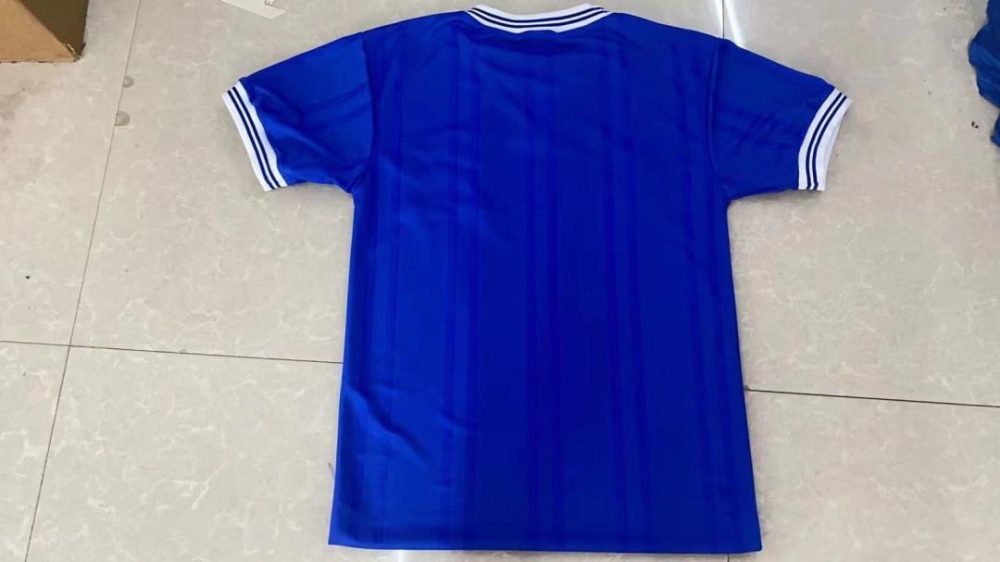 EVERTON 1985 E.C.W. CUP FINAL HOME RETRO FOOTBALL SHIRT