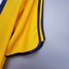 Ajax 2000 Yellow Retro Away Football Shirt