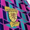SCOTLAND 1990 PINK / GREEN AWAY RETRO FOOTBALL SHIRT