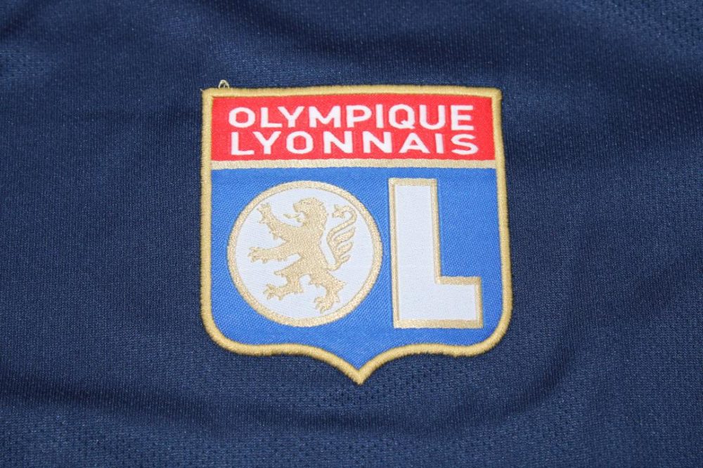 LYON 2001-2002 AWAY DARK BLUE RETRO FOOTBALL SHIRT