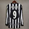 NEWCASTLE UNITED 1997-1999 LONG SLEEVE HOME RETRO FOOTBALL SHIRT