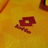 AC MILAN 1995 - 1996 AWAY THIRD YELLOW RETRO FOOTBALL SHIRT