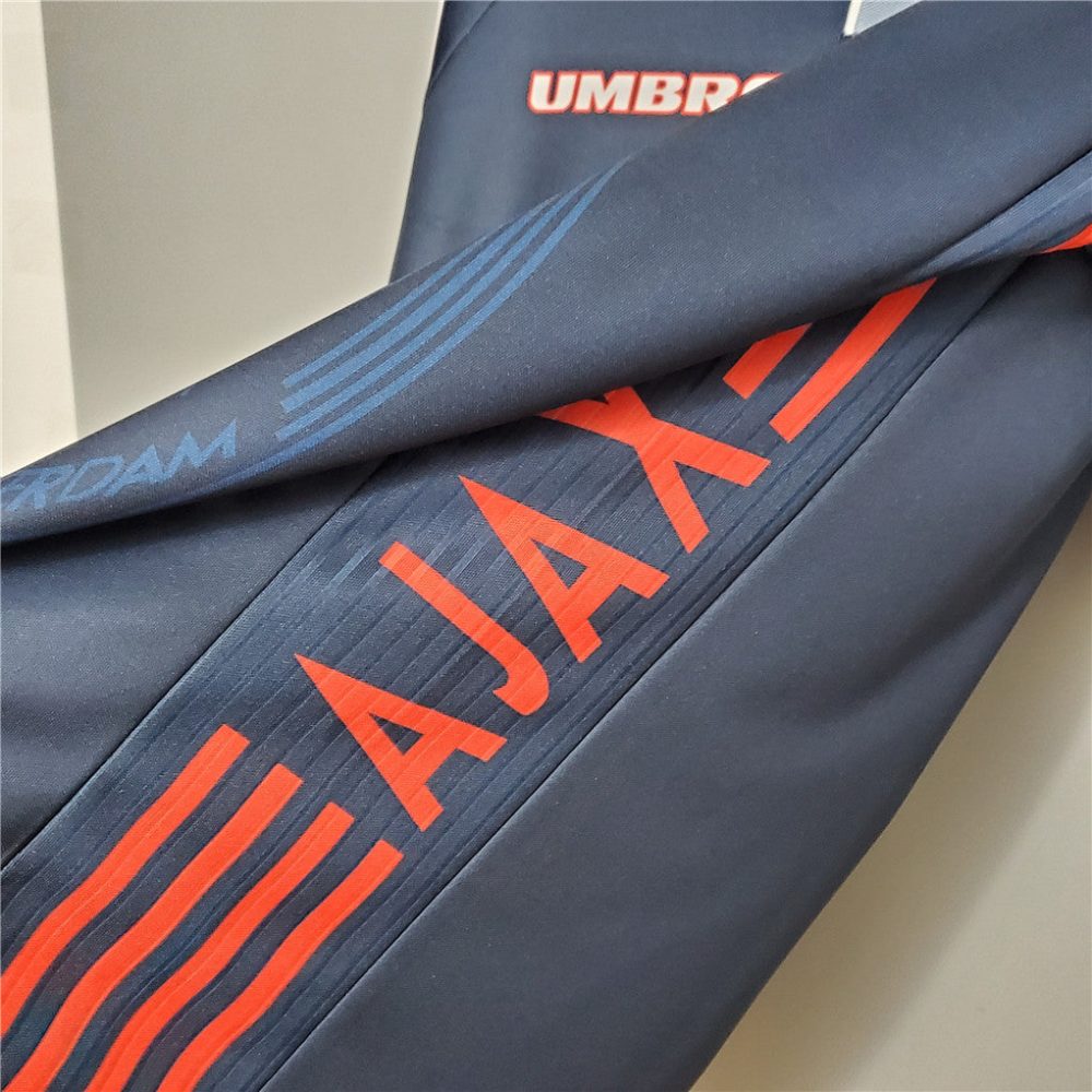 Ajax 1997 Blue Away Retro Football Shirt