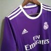 REAL MADRID 2017 CHAMPIONS LEAGUE PURPLE AWAY RETRO FOOTBALL SHIRT