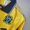 MARSEILLE 1998-1999 AWAY YELLOW RETRO FOOTBALL SHIRT