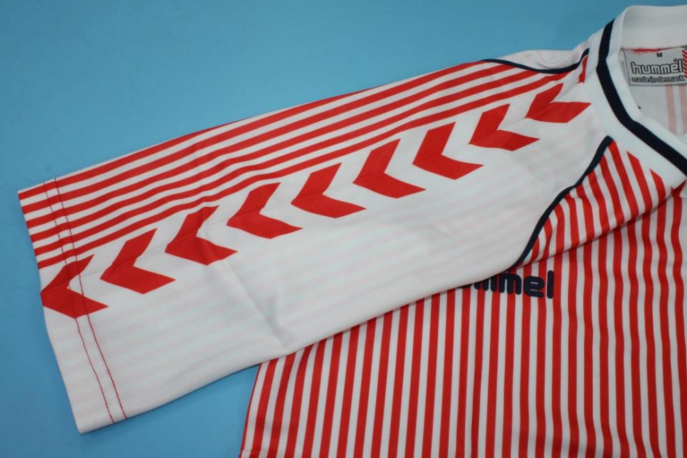 DENMARK 1986 AWAY RETRO FOOTBALL SHIRT
