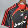 AC MILAN 2006 - 2007 AWAY THIRD BLACK RETRO FOOTBALL SHIRT