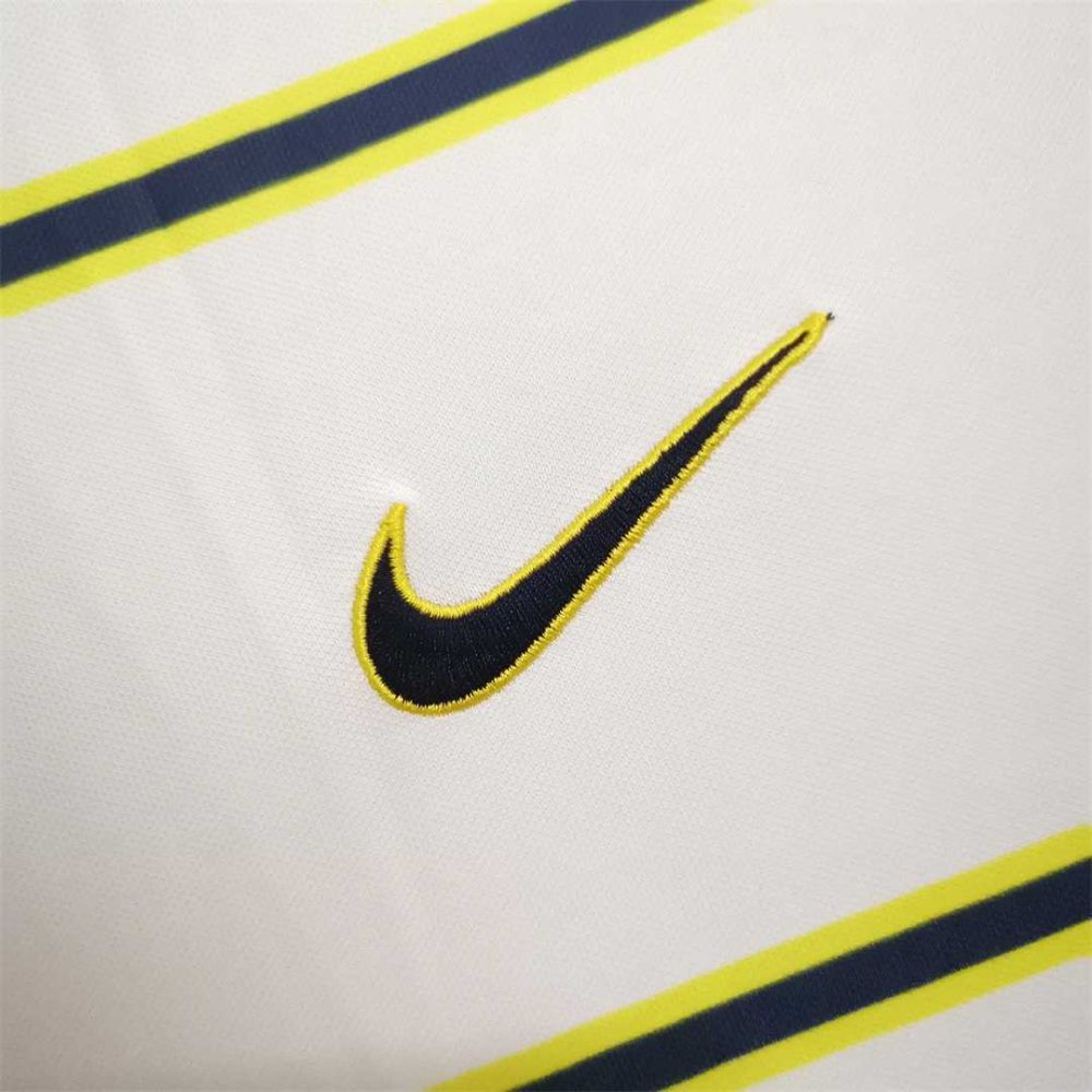 BOCA JUNIORS 1999 RETRO WHITE AWAY FOOTBALL SHIRT