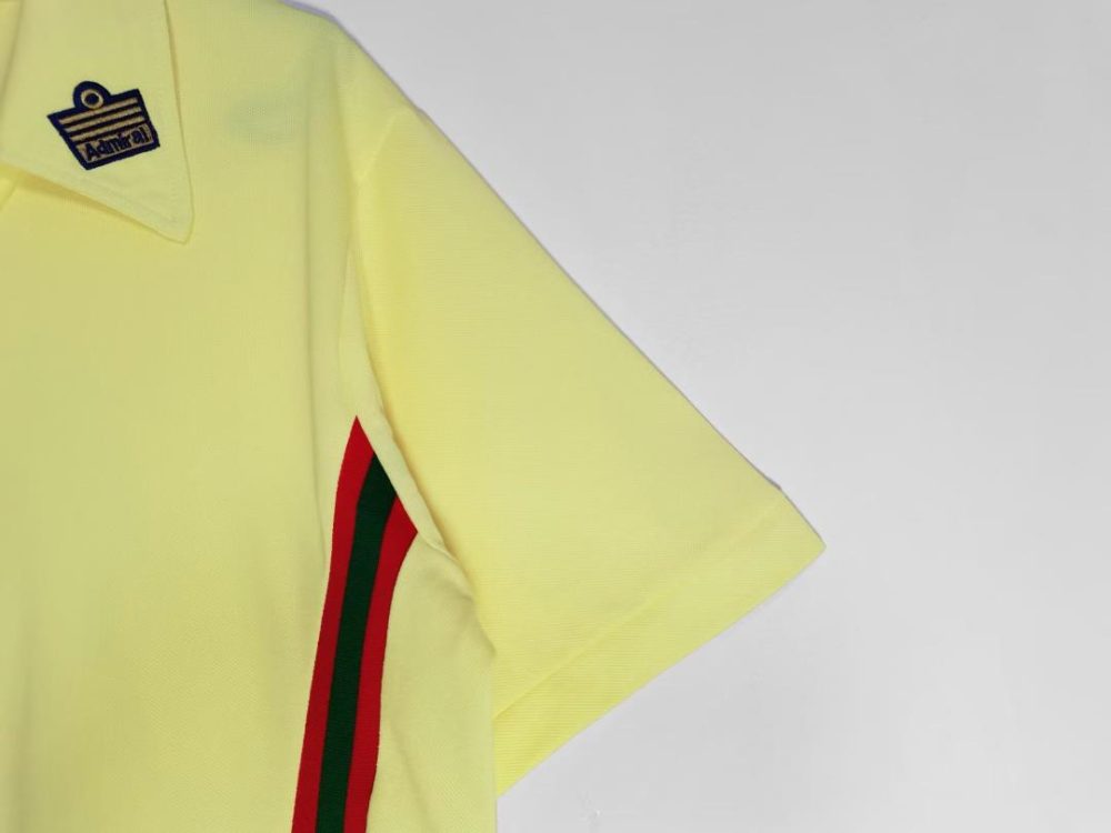 Wales 1976 -1979 Yellow Away Retro Football Shirt