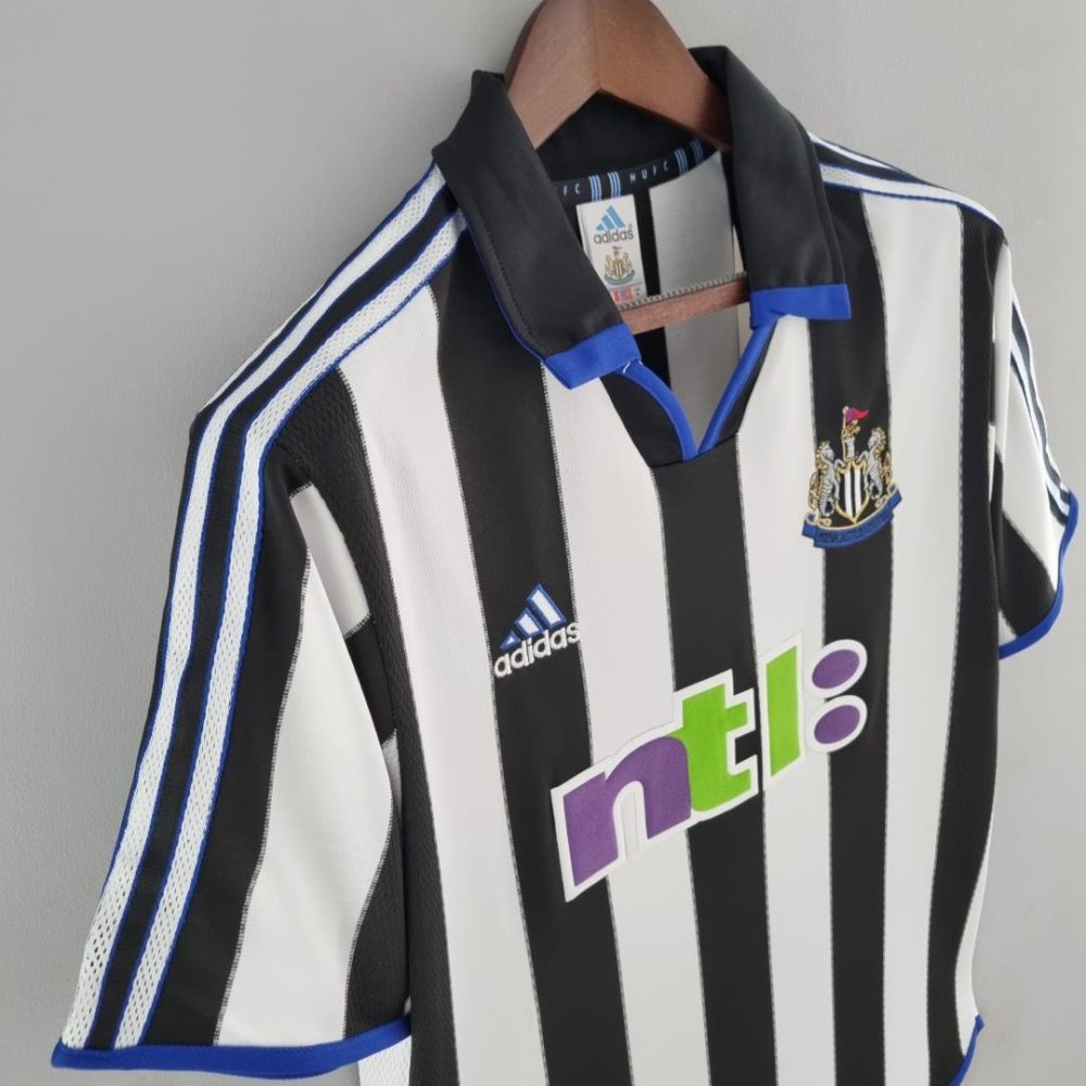 NEWCASTLE UNITED 2000-2001 HOME RETRO FOOTBALL SHIRT