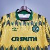 Celtic 89/91 Away Yellow Retro Football Shirt