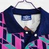 SCOTLAND 1990 PINK / GREEN AWAY RETRO FOOTBALL SHIRT