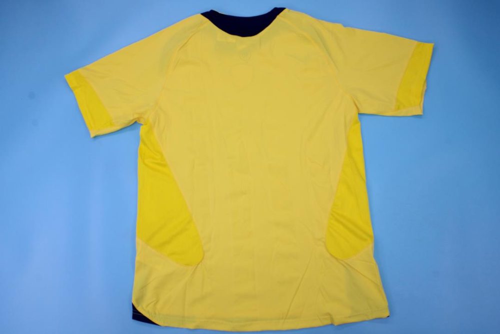 Arsenal 2005/2006 Retro Yellow Away Shirt