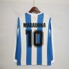 Argentina 1986 World Cup Home Retro Long Sleeve Jersey