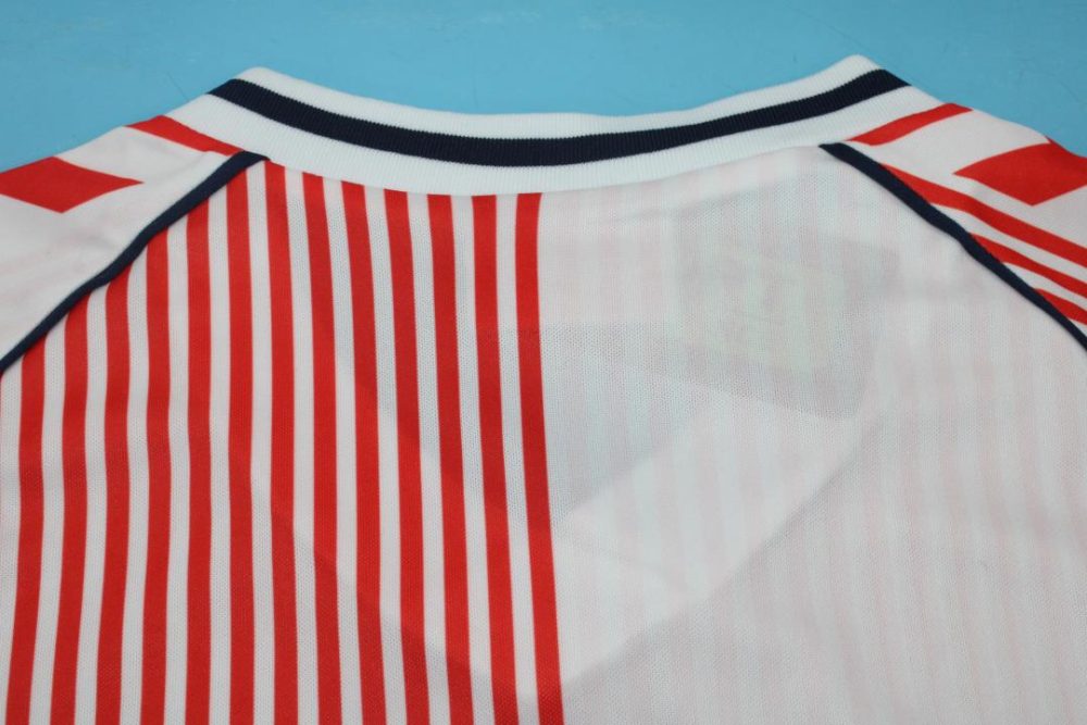 DENMARK 1986 AWAY RETRO FOOTBALL SHIRT