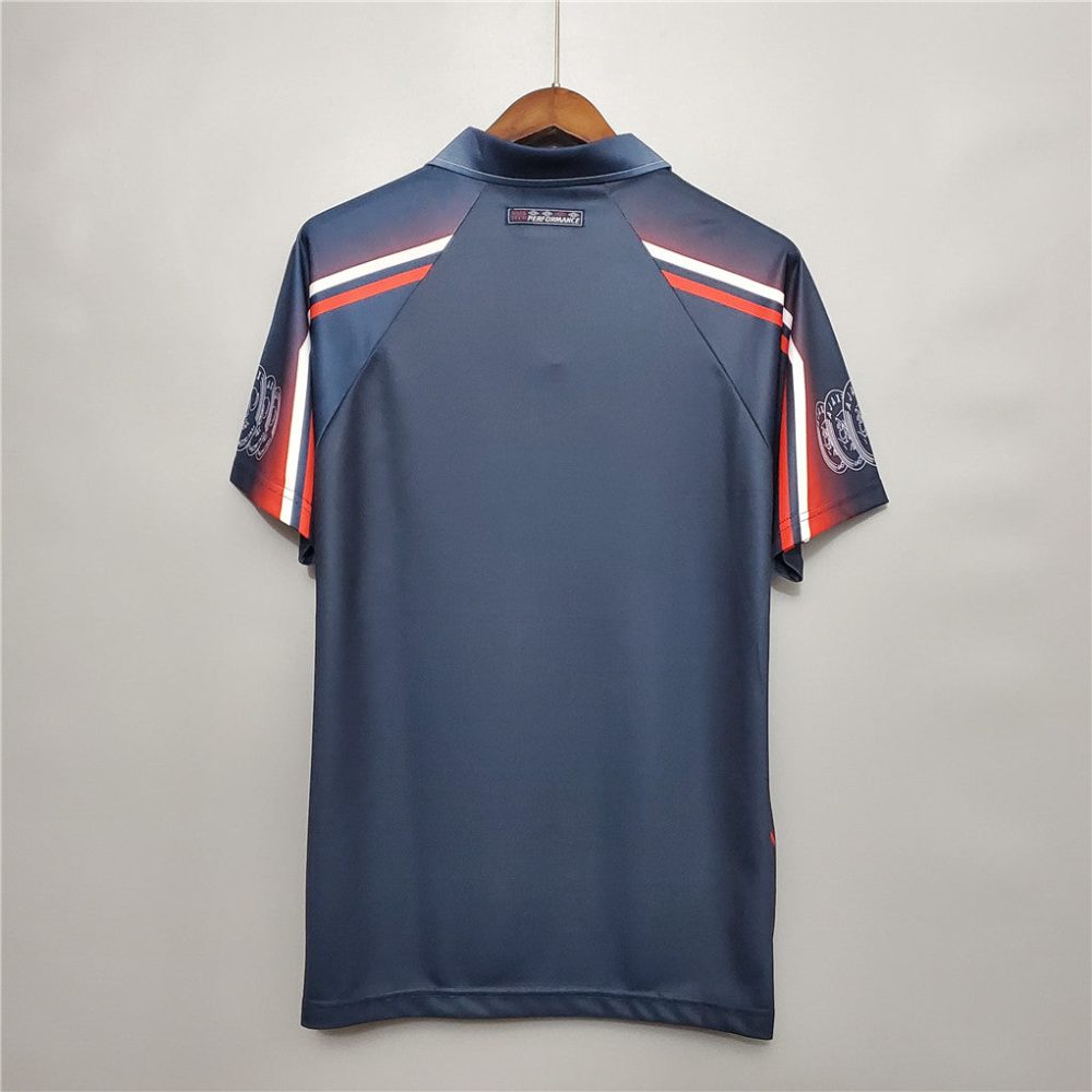 Ajax 1997 Blue Away Retro Football Shirt