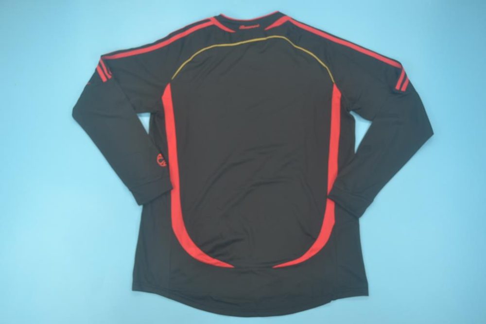 AC MILAN 2006 - 2007 Away Third Black Long Sleeve RETRO FOOTBALL SHIRT
