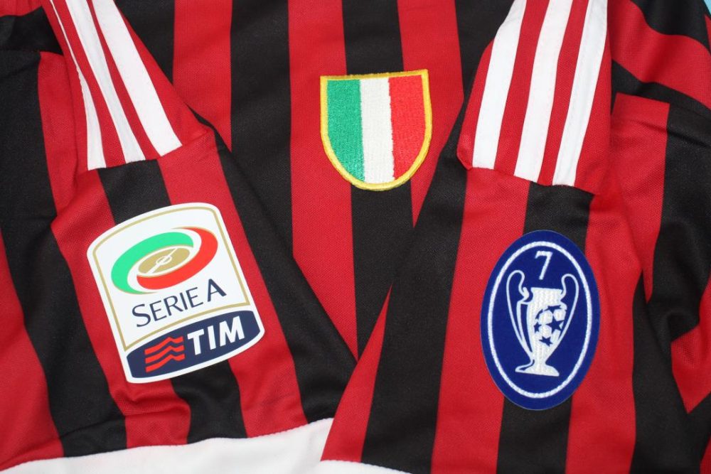 AC MILAN 2011- 2012 HOME RETRO FOOTBALL SHIRT